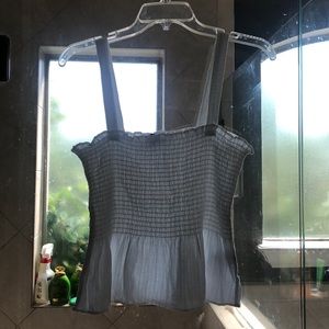 white flowy tank from American Eagle